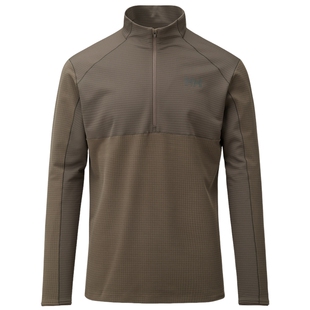 HELLY HANSEN/HH 户外华夫格内里磨毛保暖半拉链长袖T恤