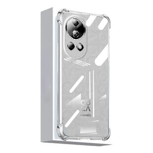 适用华为Nova12Ultra星耀版气囊透明壳硅胶外壳新款高级手机壳HuaweiNove12U手机套女防摔软壳镜头全包保护套