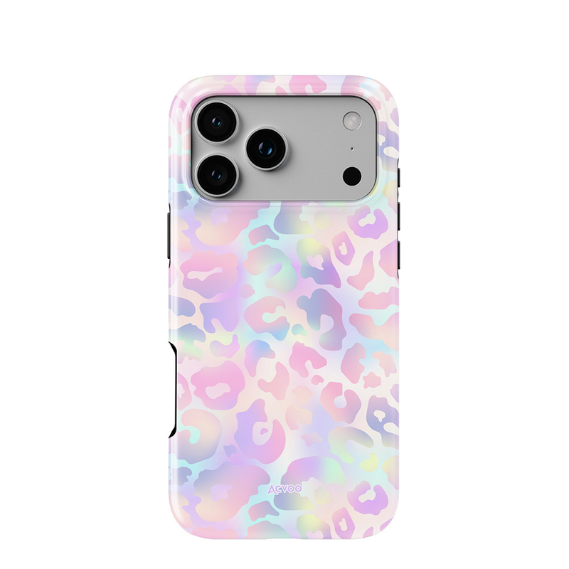 Acvoo梦幻渐变豹纹流彩艺术iPhone17Promax保护16适用于苹果15手机壳14防摔壳13不褪色12可水洗全包