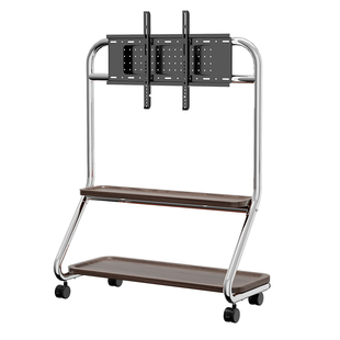 CABTE可移动电视机支架落地式推车简约艺术架电视柜55-75英寸