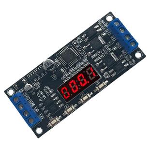 双路场效应MOS管模块多功能延时定时脉冲触发时间控制器板7-27V