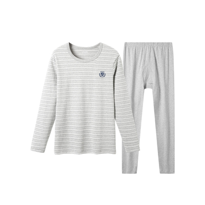 青少年加厚秋衣秋裤胖男童棉毛衫