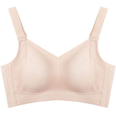 大胸显小收副乳放下垂无痕内衣