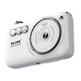 aigo爱国者V1影像旗舰数码相机复古ccd学生女生入门旅游高清wifi