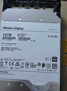 询价-WESTERN DIGITAL 10TB 3.5寸 SAS
