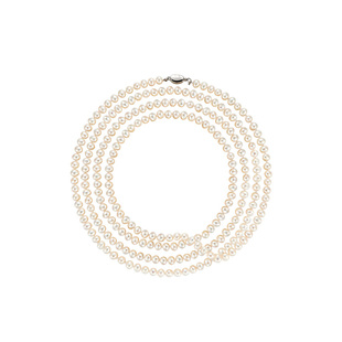 纯银扣超长淡水珍珠项链小众设计感链小香风多层颈链锁骨链女