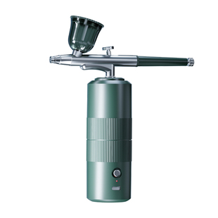 美甲喷枪喷绘机指甲渐变晕染彩绘颜料稀释剂上色纹身喷笔气泵套装