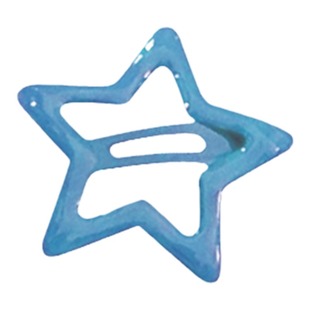 甜酷少女蓝色多巴胺星星发夹女侧边刘海夹y2k碎发bb夹子儿童发卡