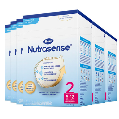 Herobaby荷兰进口婴儿奶粉2段6盒