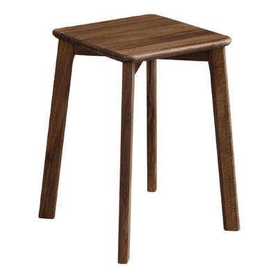 北美黑胡桃木凳子可叠放餐凳轻奢