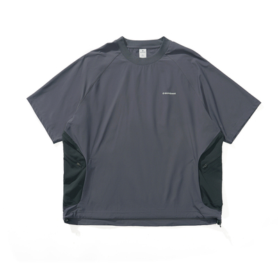 Monterest凉感梭织工装口袋T恤男