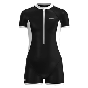 【保守舒适】TOSWIM儿童泳衣2025女孩平角中大童初中生游泳度假