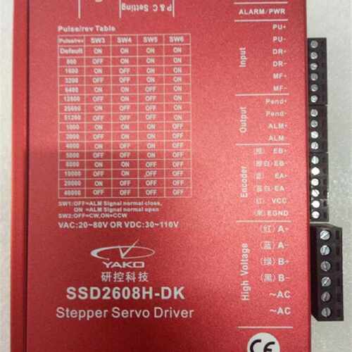 议价YAKO两相86闭环驱动器SSD2608H-DK 电压DC30-110V/AC20-80V