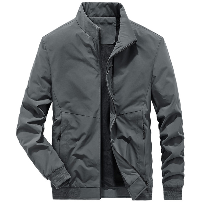 冬季加绒加厚防风防雨保暧夹克