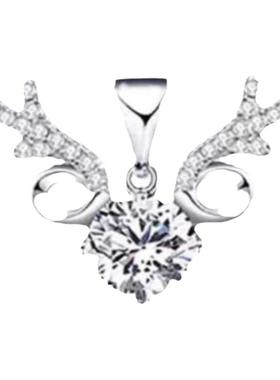 PRINGXY18K金莫桑钻一路有你项链