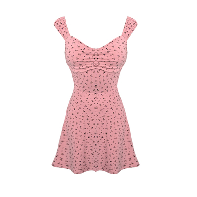 碎花AlphaGym针织连衣裙