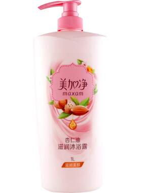 美加净杏仁滋润沐浴露1L实惠