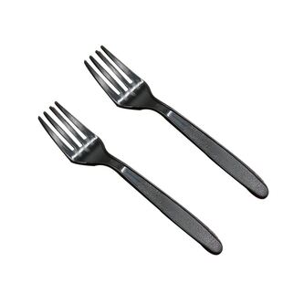 新天地一次性 塑料西餐刀叉 牛排刀套装独立包装100只加厚磨砂柄