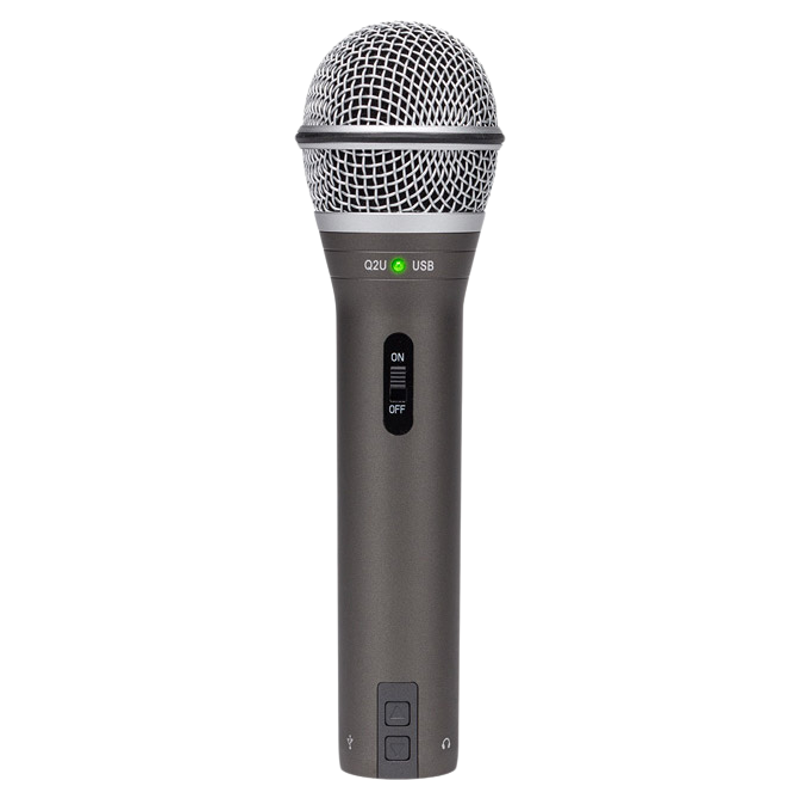 山逊samson Q2U动圈USB手持麦克风有声书录音游戏语音话筒