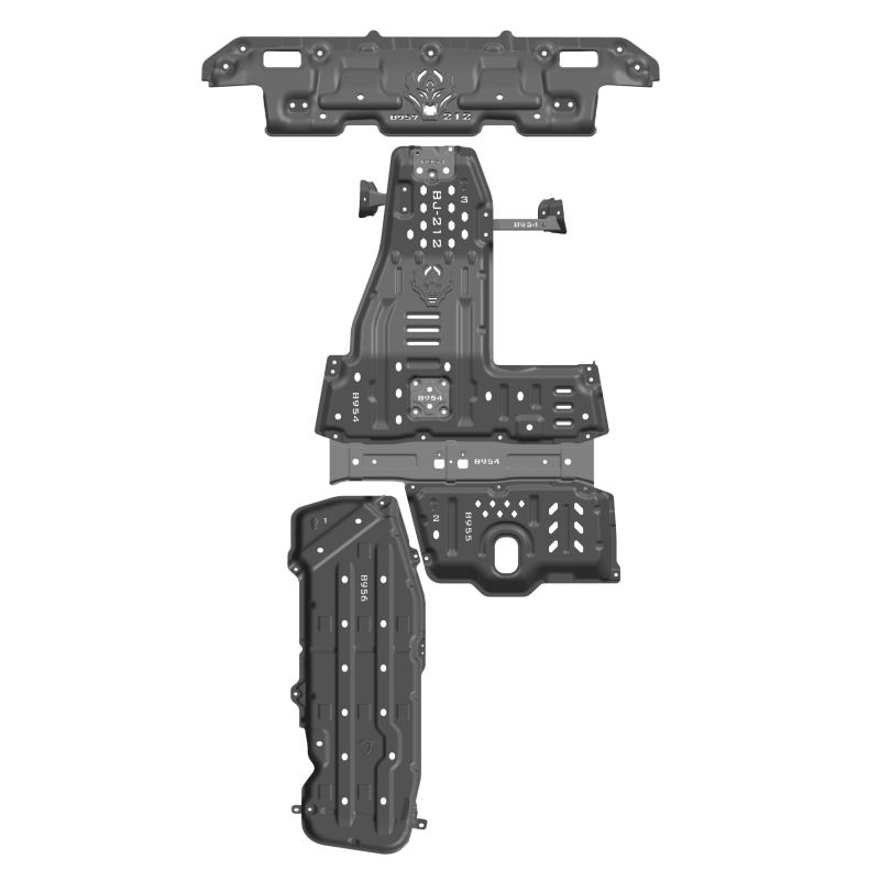 2024款全新北京212T01车底防护板发动机油箱底盘下护板改装甲25