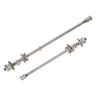 钛合金慢拆杆山地公路自行车高强度超轻前后轮锁死防盗轮组快拆杆