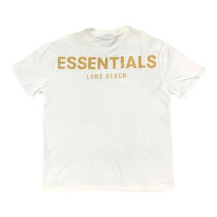 阿伦777 Fear Of God Essentials 19SS长滩洛杉矶限定字母短袖男