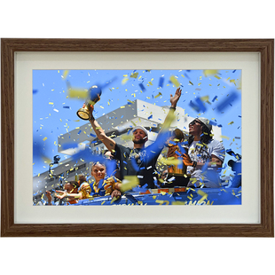 斯蒂芬库里curry相框挂画摆台篮球迷礼物NBA球星海报照片墙装饰画