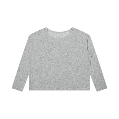 斜肩长袖T恤女设计感小众上衣