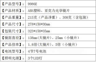 138mm超大直径手持放大镜10倍高清高倍老人专用看报20阅读书儿童