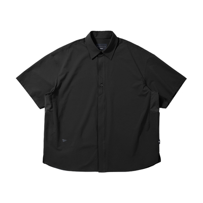 BOHRHOO索罗娜棉感素色短袖衬衫