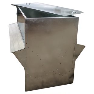 全自动羊用下料器镀锌钢板大容量养殖喂料机育肥羊料槽子厂家直销