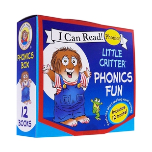英文原版 Little Critter Phonics Fun 小毛人小怪物自然拼读盒装 英文版 进口英语原版书籍儿童外文书