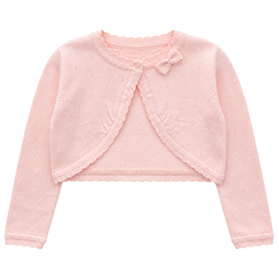 儿童舞蹈服外搭毛衣女童练功服秋冬跳舞保暖外套芭蕾舞小坎肩披肩