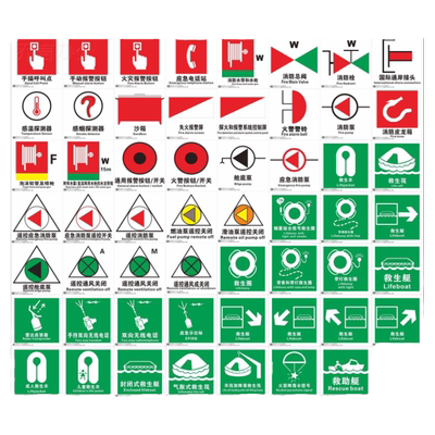 船舶用国际通岸接头标识