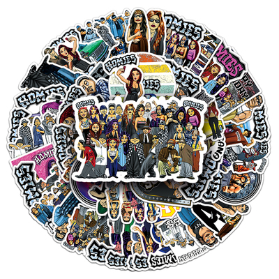 贴纸嘻哈美式homies涂鸦装饰手机