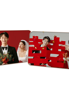 相框摆台婚纱照定制儿童洗照片做挂墙结婚照全家福情侣照创意摆件