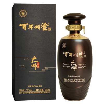 百年糊涂52度大师智慧500mL白酒