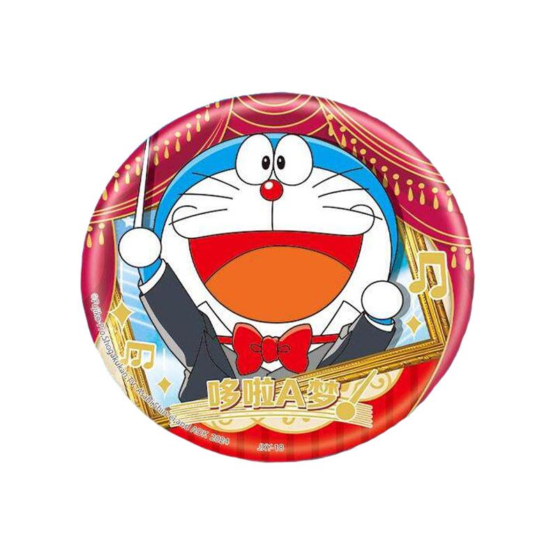 卡游哆啦A梦电影周边马口铁徽章