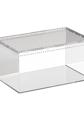 爬宠亚克力饲养盒透明一体免组装寄居蟹饲养缸蝎子蛇昆虫生态箱