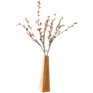阿楹 仿真桃花枝假花束网红花瓶 乔迁新年盆栽布置装饰客厅树摆件