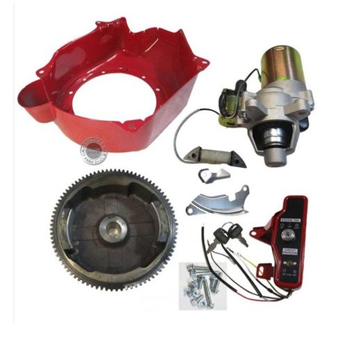 汽油发电机手改电马达420190F套装GX390电配件启动全套188F