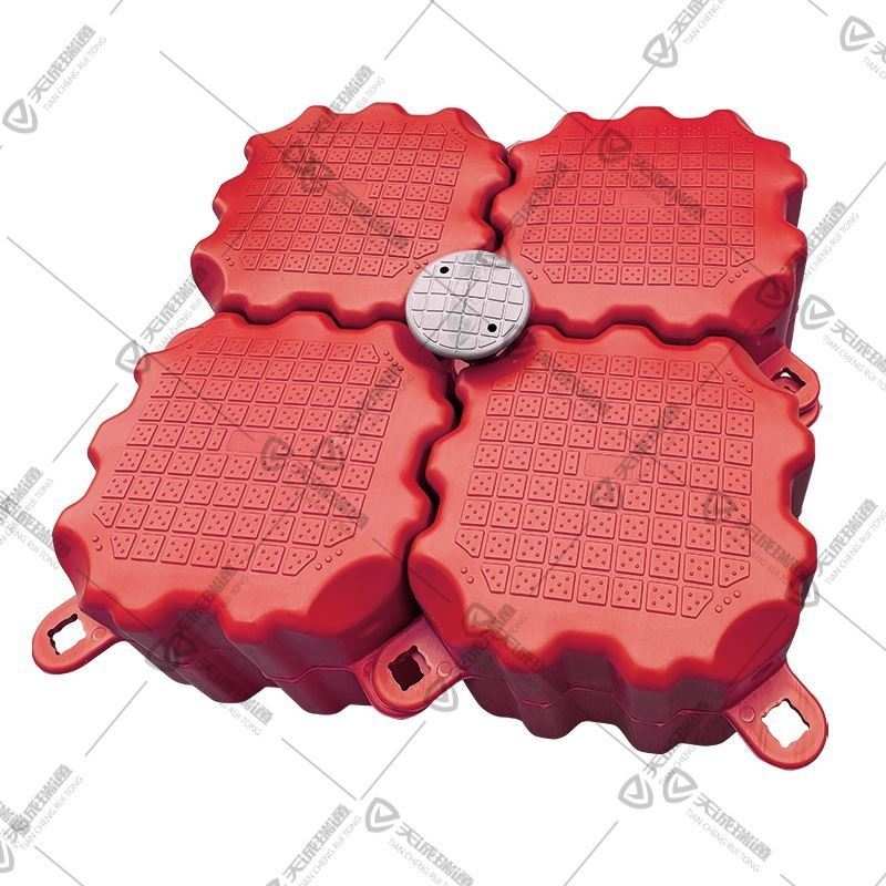 塑料浮筒水上平台浮动龙舟赛浮漂工程摩托艇浮台码头浮桥景区浮桶