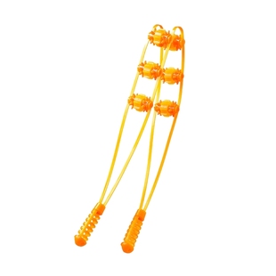 拉背条按摩器肩颈椎背部腰部经络滚珠后背手动滚轮消除富贵包神器