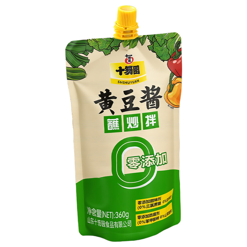 十笏园黄豆酱袋装0添加北方大酱酱类调料