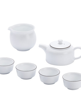 景德镇官方旗舰店羊脂玉功夫茶具