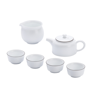 景德镇官方陶瓷功夫茶壶中式白瓷茶具套装羊脂白玉家用新款茶壶