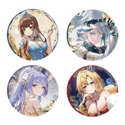 漫序正版VirtuaReal 礼服徽章吧唧系列 七海 阿萨 阿梓 雪绘