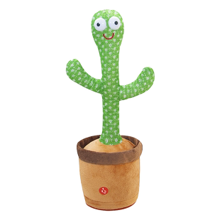 正版跳舞学舌仙人掌玩具会唱歌的向日葵音乐扭扭动摇头网红公仔