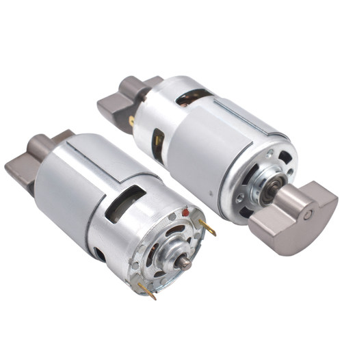 R775偏心扇型微型直流振动电机12v24v暴力高频震动器马达高速电机