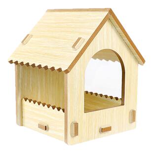 鸟窝鹦鹉木屋玄凤虎皮鸟巢造景专用躲避屋冬季保暖窝画眉八哥睡屋